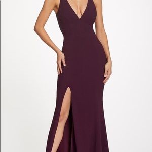 the perfect purple floor length dress!